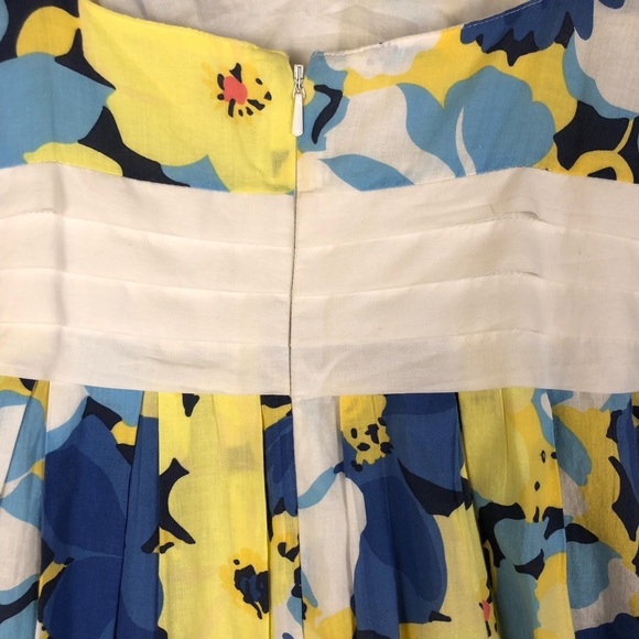 Guess floral retro sleeveless A-line dress size 1 - Picture 4 of 12